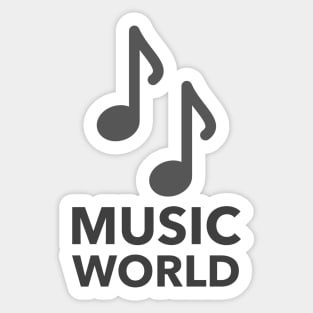 Music World Sticker